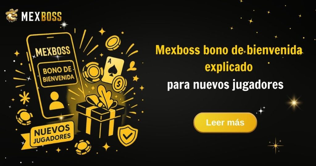 Bono bienvenida Mexboss con código de registro exclusivo