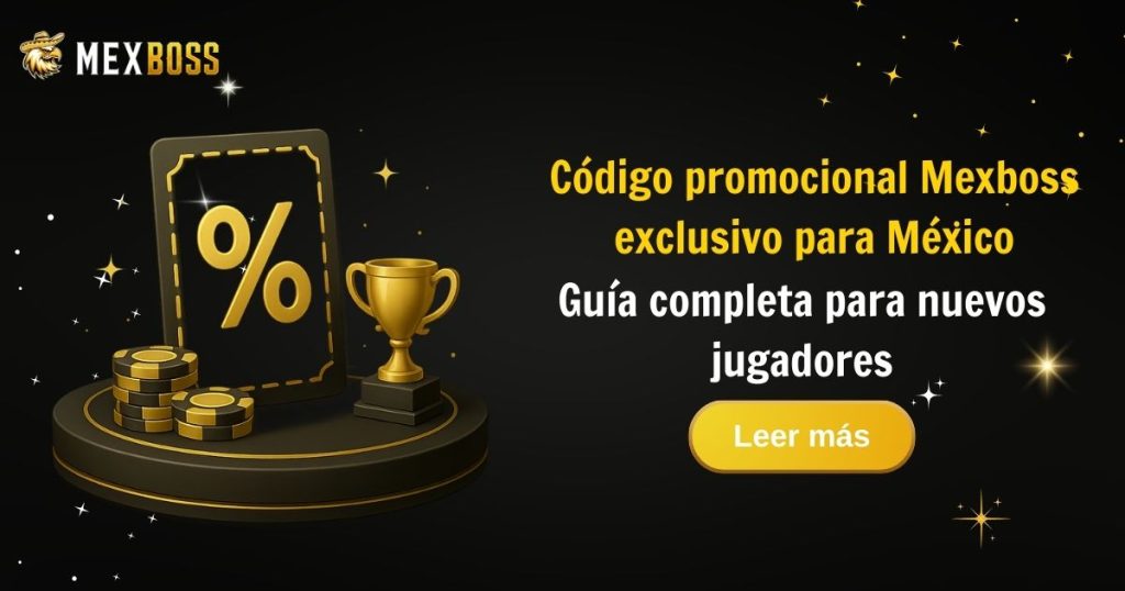 Recompensas con código promocional Mexboss México
